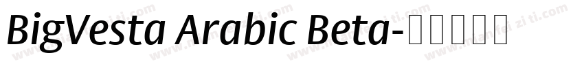 BigVesta Arabic Beta字体转换
